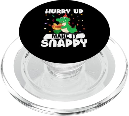 Alligator: Beeil dich, mach es bissig PopSockets PopGrip für MagSafe Alligator: Beeil dich, mach es bissig PopSockets PopGrip für MagSafe von Alligator And Crocodile Designs For Kids