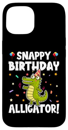 Alligator: Bissiger Geburtstagsalligator! Hülle für iPhone 15 Alligator: Bissiger Geburtstagsalligator! Hülle für iPhone 15 von Alligator And Crocodile Designs For Kids