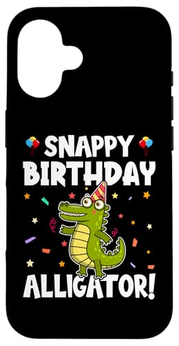 Alligator: Bissiger Geburtstagsalligator! Hülle für iPhone 16 Alligator: Bissiger Geburtstagsalligator! Hülle für iPhone 16 von Alligator And Crocodile Designs For Kids