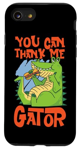 Alligator: Du kannst mir danken, Gator Hülle für iPhone SE (2020) / 7 / 8 von Alligator And Crocodile Designs For Kids