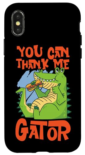 Alligator: Du kannst mir danken, Gator Hülle für iPhone X/XS Alligator: Du kannst mir danken, Gator Hülle für iPhone X/XS von Alligator And Crocodile Designs For Kids