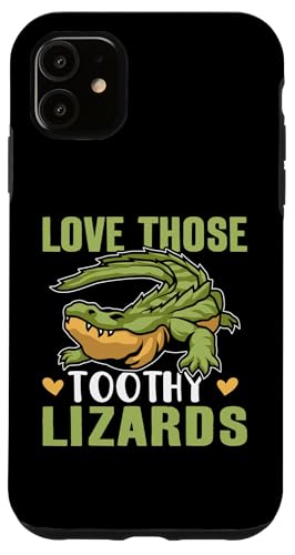 Alligator: Ich liebe diese zahnigen Echsen Hülle für iPhone 11 Alligator: Ich liebe diese zahnigen Echsen Hülle für iPhone 11 von Alligator And Crocodile Designs For Kids