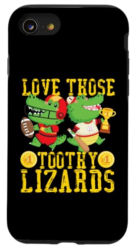 Alligator: Ich liebe diese zahnigen Echsen Hülle für iPhone SE (2020) / 7 / 8 von Alligator And Crocodile Designs For Kids