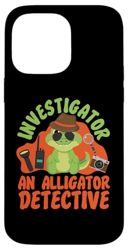 Alligator: Investigator - Ein Alligator Detective Hülle für iPhone 14 Pro Max Alligator: Investigator - Ein Alligator Detective Hülle für iPhone 14 Pro Max von Alligator And Crocodile Designs For Kids