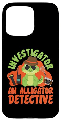 Alligator: Investigator - Ein Alligator Detective Hülle für iPhone 15 Pro Max Alligator: Investigator - Ein Alligator Detective Hülle für iPhone 15 Pro Max von Alligator And Crocodile Designs For Kids