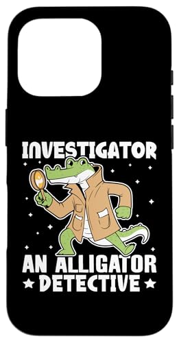 Alligator: Investigator - Ein Alligator Detective Hülle für iPhone 16 Pro Alligator: Investigator - Ein Alligator Detective Hülle für iPhone 16 Pro von Alligator And Crocodile Designs For Kids
