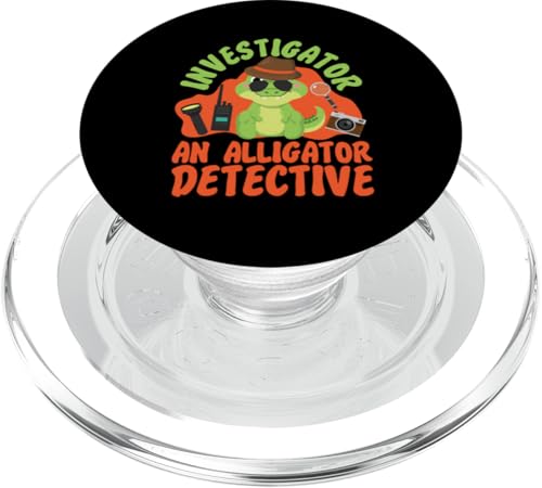 Alligator: Investigator - Ein Alligator Detective PopSockets PopGrip für MagSafe Alligator: Investigator - Ein Alligator Detective PopSockets PopGrip für MagSafe von Alligator And Crocodile Designs For Kids