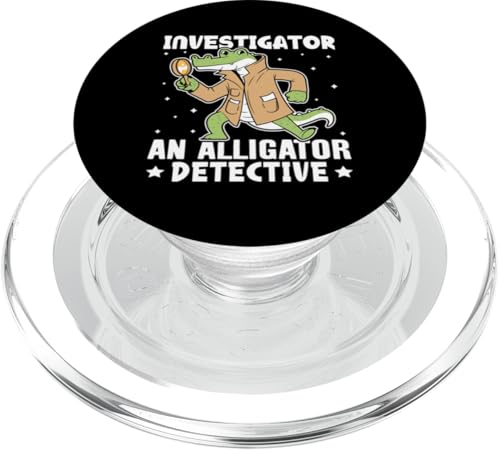 Alligator: Investigator - Ein Alligator Detective PopSockets PopGrip für MagSafe Alligator: Investigator - Ein Alligator Detective PopSockets PopGrip für MagSafe von Alligator And Crocodile Designs For Kids
