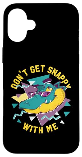 Alligator: Werde nicht bissig mit mir Hülle für iPhone 16 Plus Alligator: Werde nicht bissig mit mir Hülle für iPhone 16 Plus von Alligator And Crocodile Designs For Kids