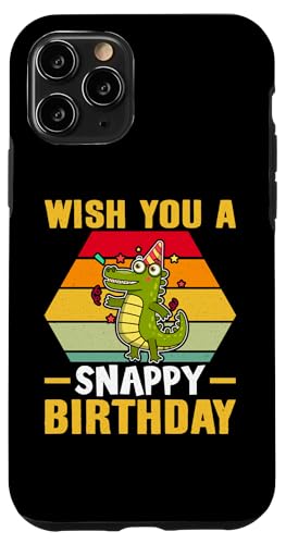 Alligator: Wünsche dir einen schönen Geburtstag Hülle für iPhone 11 Pro Alligator: Wünsche dir einen schönen Geburtstag Hülle für iPhone 11 Pro von Alligator And Crocodile Designs For Kids