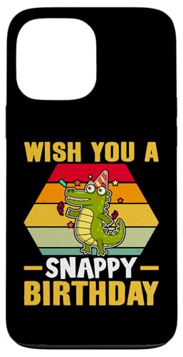 Alligator: Wünsche dir einen schönen Geburtstag Hülle für iPhone 13 Pro Max Alligator: Wünsche dir einen schönen Geburtstag Hülle für iPhone 13 Pro Max von Alligator And Crocodile Designs For Kids