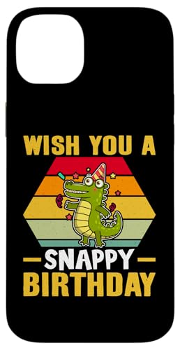 Alligator: Wünsche dir einen schönen Geburtstag Hülle für iPhone 14 Plus Alligator: Wünsche dir einen schönen Geburtstag Hülle für iPhone 14 Plus von Alligator And Crocodile Designs For Kids