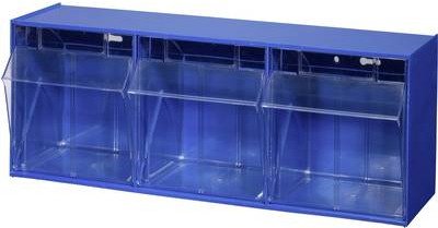 Allit Klappkasten-Magazin (B x H x T) 600 x 240 x 200 mm Blau, Transparent VarioPlus ProFlip 3 464410 1 St. (464410) von Allit