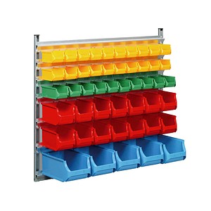 Allit Kleinteileregal ProfilPlus Depot 455935 silber 113,0 x 31,0 x 105,0 cm von Allit