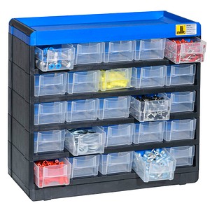 Allit VarioPlus Kleinteilemagazin schwarz, blau 30,0 x 13,5 x 28,5 cm Allit VarioPlus Kleinteilemagazin schwarz, blau 30,0 x 13,5 x 28,5 cm von Allit