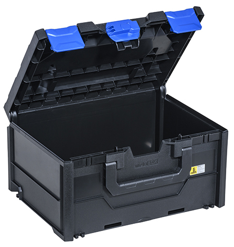 allit Aufbewahrungsbox EuroPlus MetaBox 215, schwarz/blau von Allit