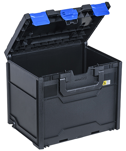 allit Aufbewahrungsbox EuroPlus MetaBox 340, schwarz/blau von Allit