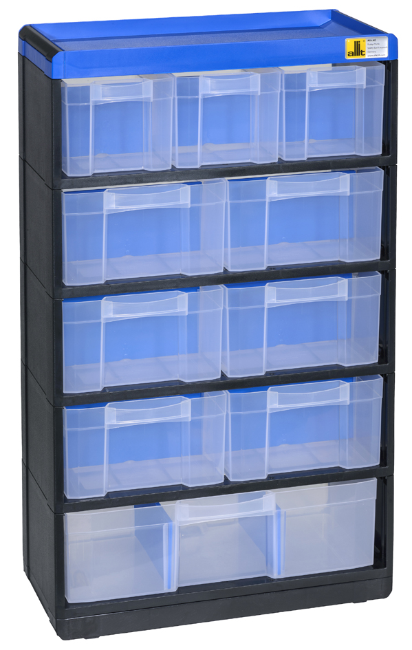 allit Kleinteilemagazin VarioPlus Pro 53/21, 10 Fächer von Allit