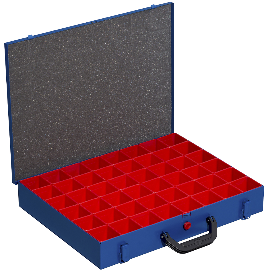 allit Metall-Kleinteilekoffer EuroPlus Pro M 44H-48, blau allit Metall-Kleinteilekoffer EuroPlus Pro M 44H-48, blau von Allit