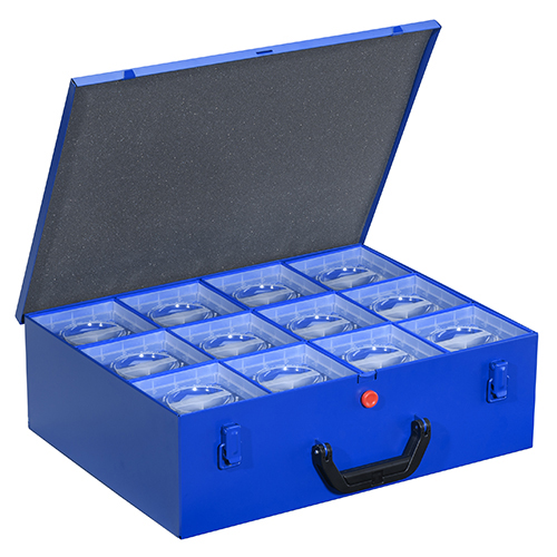 allit Metall-Kleinteilekoffer EuroPlus Pro M 44XH-12L, blau allit Metall-Kleinteilekoffer EuroPlus Pro M 44XH-12L, blau von Allit