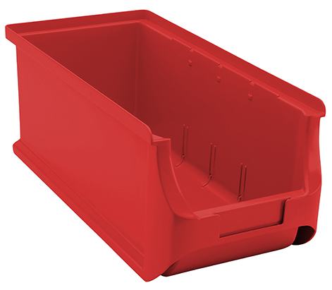allit Sichtlagerkasten ProfiPlus Box 3L, aus PP, rot von Allit