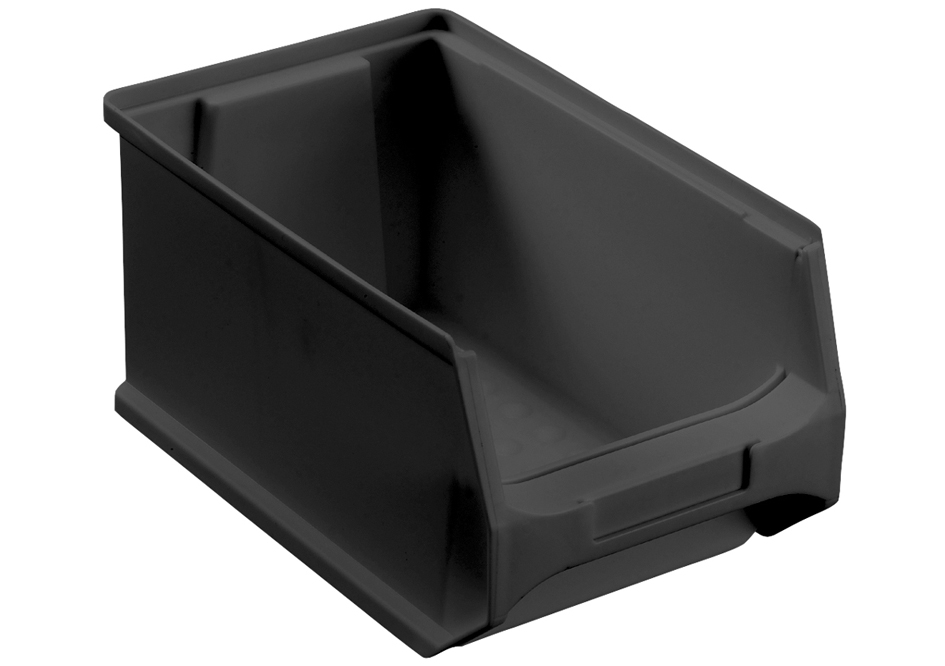 allit Sichtlagerkasten ProfiPlus GripBox 3, ESD, schwarz von Allit