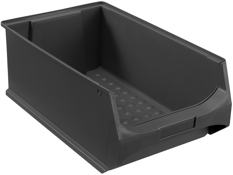 allit Sichtlagerkasten ProfiPlus GripBox 5, ESD, schwarz von Allit
