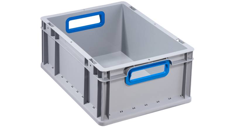 allit Transportbehälter ProfiPlus EuroBox 417, grau/blau von Allit