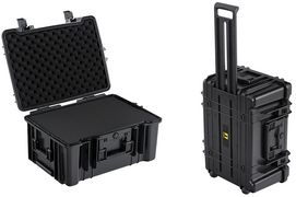 allit Universalkoffer DinoPlus Outdoor >FR< 24W, schwarz aus schlagfestem Polypropylen (PP), mit Schaumstoffeinlage, - 1 Stück (458850) von Allit
