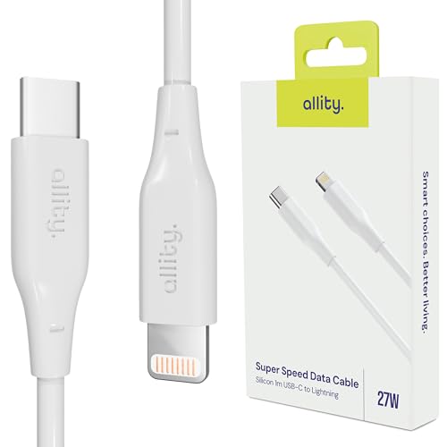 Allity Kabel AUC-02 USB-C - Lightning 1.0 m 27W weiß von Allity