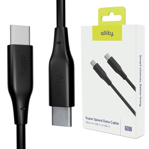 Allity Kabel AUC-02 USB-C - USB-C 1.0 m 60W schwarz von Allity