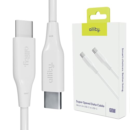 Allity Kabel AUC-02 USB-C - USB-C 2.0 m 60W weiß von Allity