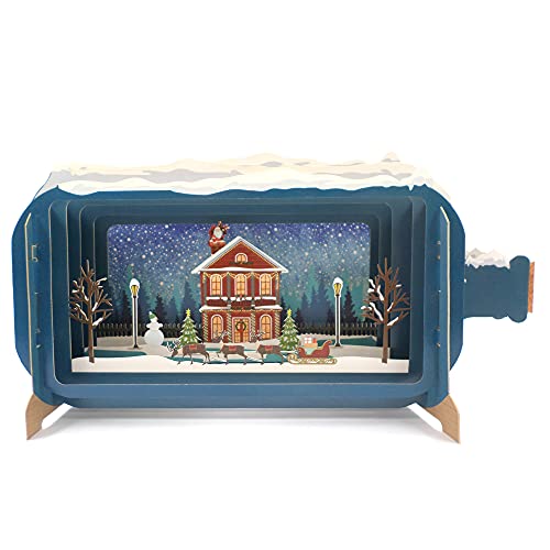 Alljoy Design Alljoy Cards XMIB046 XMIB046 Pop-Up-Weihnachtskarte mit Weihnachtsmann in einer Flasche Alljoy Design Alljoy Cards XMIB046 XMIB046 Pop-Up-Weihnachtskarte mit Weihnachtsmann in einer Flasche von Alljoy Design