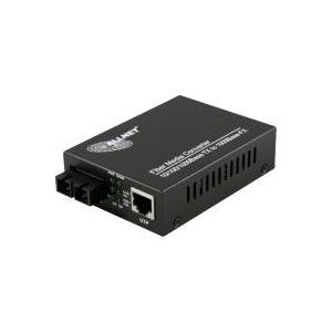 ALLNET ALL-MC105G-SC-SM - Medienkonverter - GigE - 10Base-T, 1000Base-LX, 100Base-TX, 1000Base-T - RJ-45 / SC Single-Modus - bis zu 20 km von Allnet