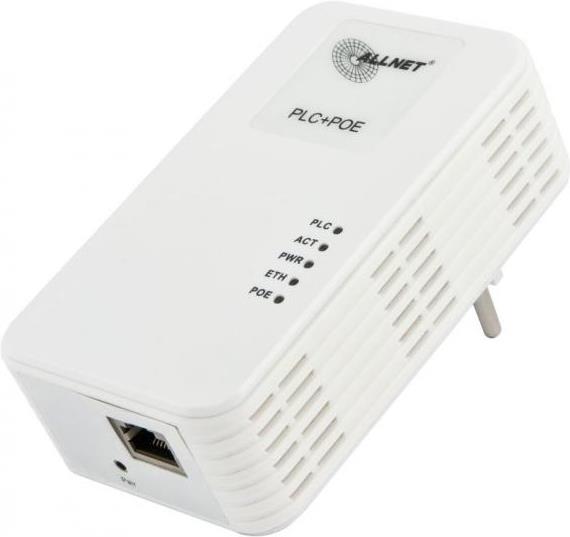 ALLNET ALL1681203 1200Mbit/s Eingebauter Ethernet-Anschluss Weiß 1Stück(e) PowerLine Netzwerkadapter (ALL1681203) von Allnet