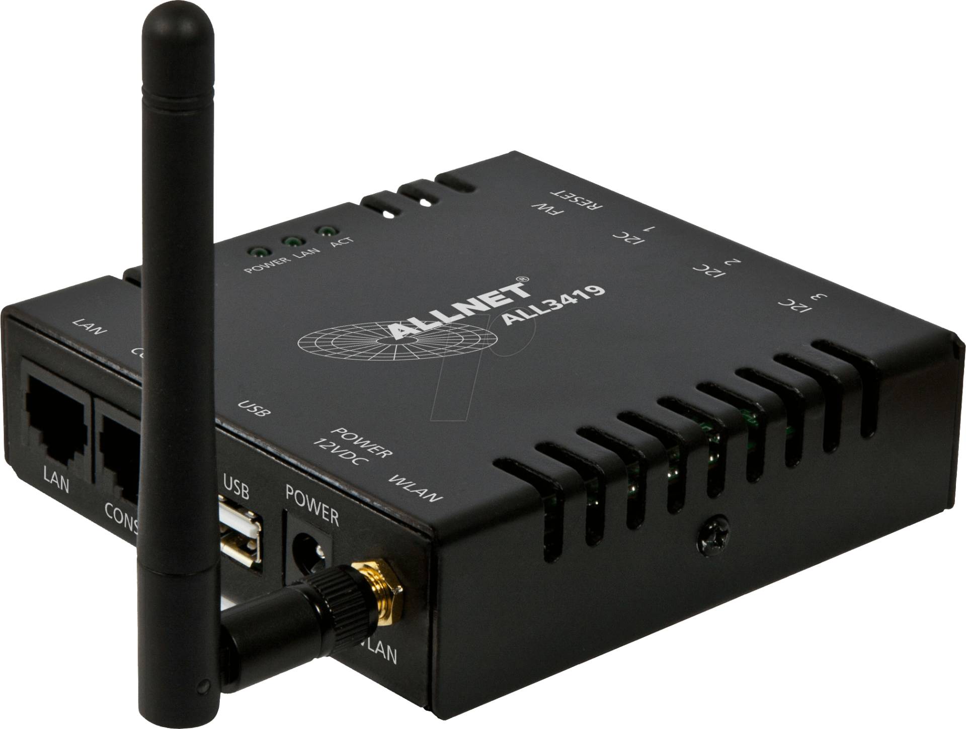 ALLNET ALL3419 - Temperaturerfassung per Netzwerk - IP Thermom. von Allnet