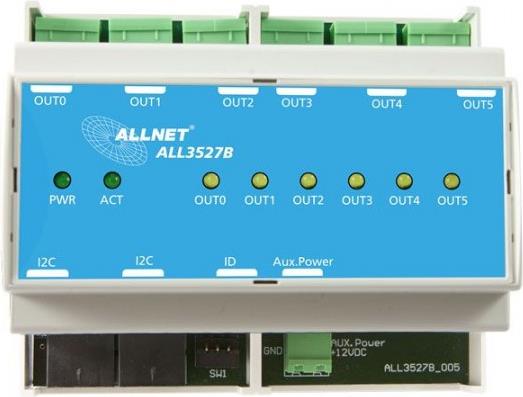 ALLNET ALL3527B Blau - Weiß Leistungsrelais (ALL3527B) von Allnet