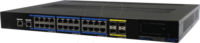 ALLNET ALL842810 - Switch, 28-Port, Gigabit Ethernet, PoE+, SFP+ von Allnet