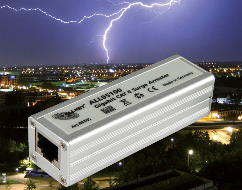 ALLNET ALL95100 - Netzwerk Überspannungsschutz Cat.6 von Allnet