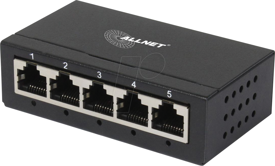 ALLNET ALLSG805 - Switch, 5-Port, Gigabit Ethernet von Allnet