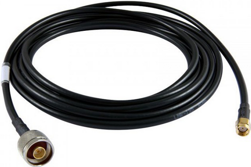 ALLNET ANT-CAB-LMR195-SMAM-NM-500 Koaxialkabel 5 m R-SMA N-Typ Schwarz (ANT-CAB-LMR195-SMAM-NM-500) von Allnet
