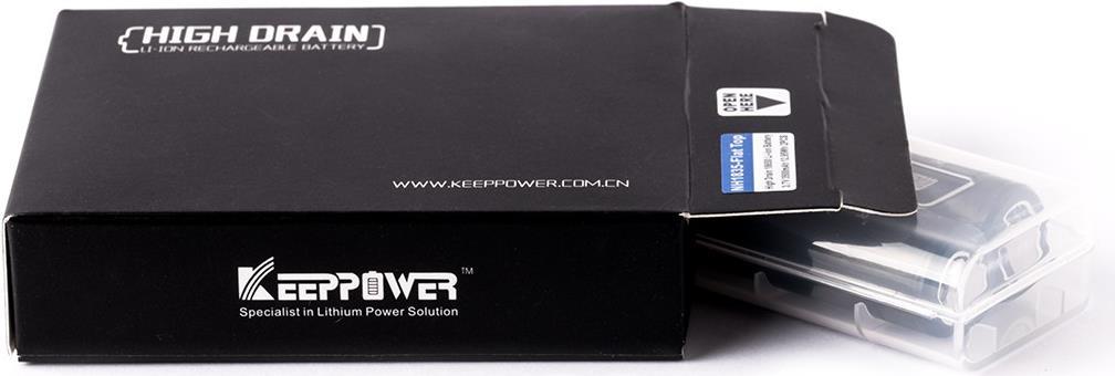 ALLNET Powerbank 18650 zbh. Keeppower IMR18650/Panasonic NCR18650GA 3,6V - 3,7V 3500mAh Li-Ionen/Battery Akku *ALLTRAVEL* +Gelabelt/Retail+ 2er Pack (IMR18650) von Allnet