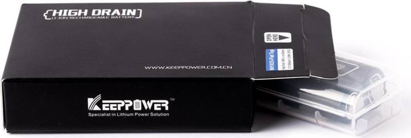 ALLNET Powerbank 18650 zbh. Keeppower IMR18650/Panasonic NCR18650GA 3,6V - 3,7V 3500mAh Li-Ionen/Battery Akku *ALLTRAVEL* +Gelabelt/Retail+ 2er Pack (IMR18650) von Allnet