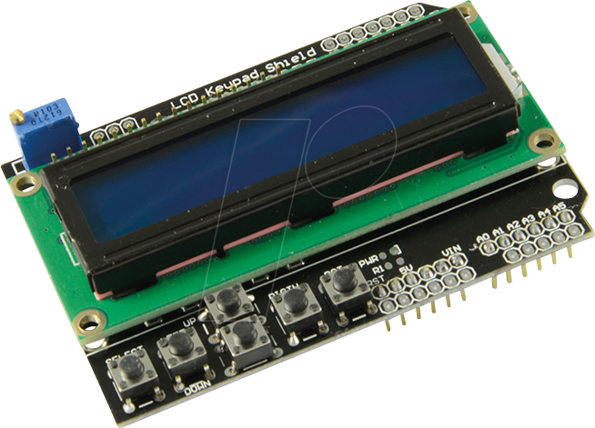 ARD SHD LCD - Arduino Shield - Display LCD-Kit, 16x2 blau/weiß von Allnet