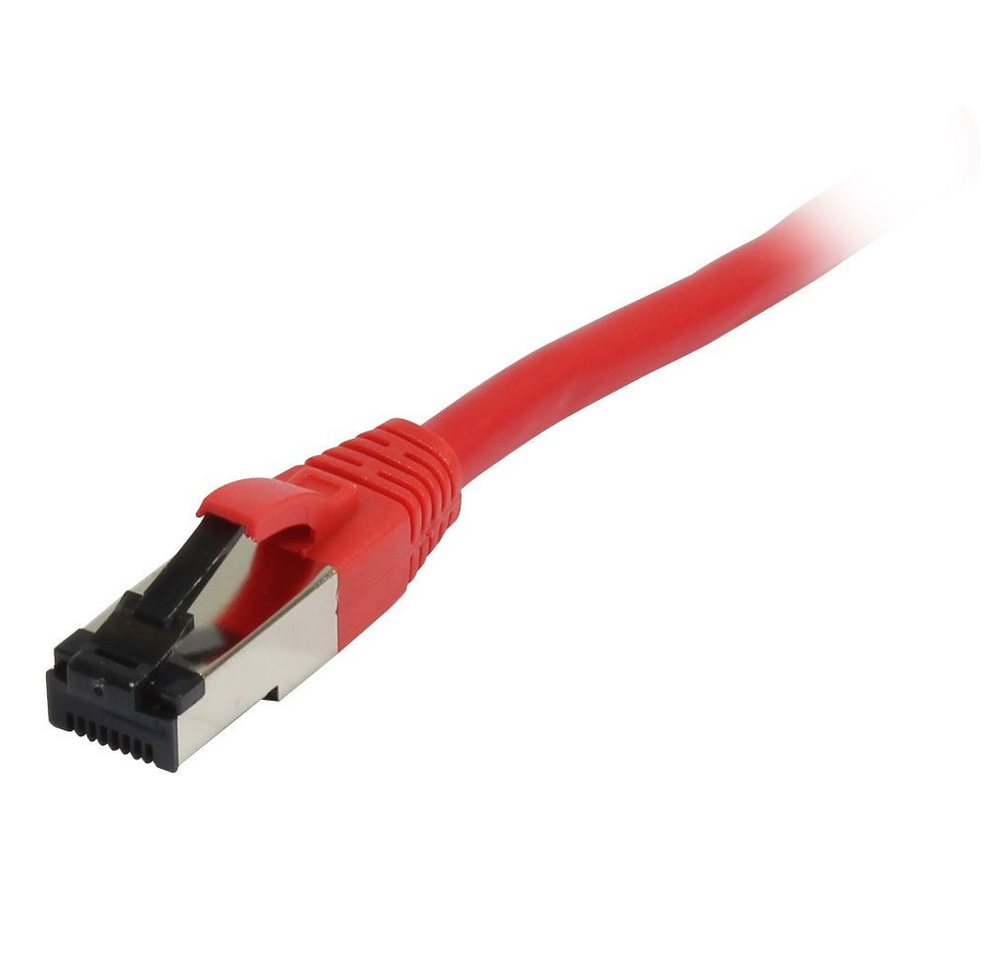 Allnet ALLNET Synergy 21 Patchkabel RJ45, CAT8.1 2000Mhz, 0.5m, rot, S-STP... Netzwerkkabel von Allnet