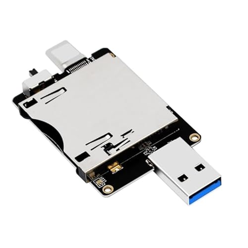 Allowish CFexpress Kartenleser USB 3.0 Typ A/USB 3.1 Typ C 10Gbps auf CF Express Riser Adapter JMS583 Chip für CF Express Typ B Speicher Allowish CFexpress Kartenleser USB 3.0 Typ A/USB 3.1 Typ C 10Gbps auf CF Express Riser Adapter JMS583 Chip für CF Express Typ B Speicher von Allowish