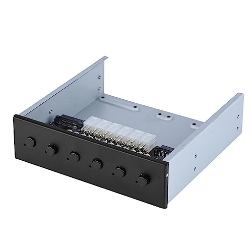 Allowish Multi-System-Frontpanel-Erweiterung mit 5,25 optischem Laufwerk, 6 SATA-Festplattenschalter von Allowish