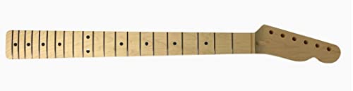 Allparts® »TMO-C-MOD REPLACEMENT MAPLE NECK FOR TELECASTER®« Hals für E-Gitarre im Tele®-Style - Unbehandelt - 21 Tall Bünde - Maple von Allparts