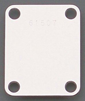 Allparts 0601-010 Halsplatte mit Seriennummer chrom von Allparts
