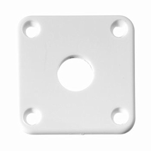 Allparts AP 0633-025 "Buchsenplatte für Les Paul" Ersatz und Kleinteile für E-Gitarre weiß von Allparts